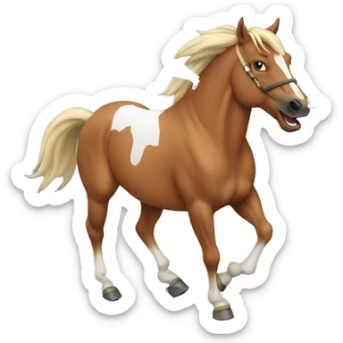 horse vaping sticker