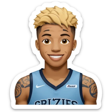 Ja Morant Grizzlies sticker
