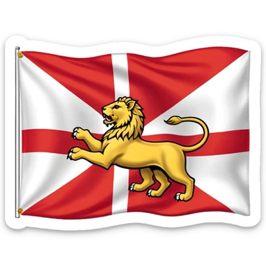 Flag of Sark sticker