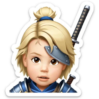 Samurai Defender sticker