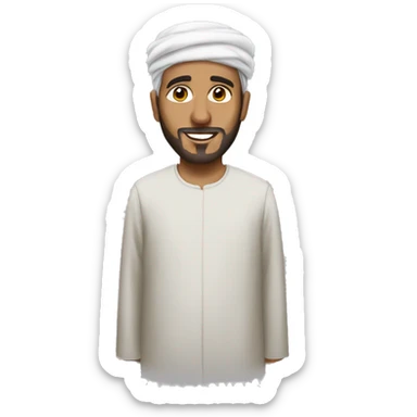 muslim tunisian man sticker