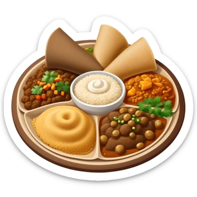 Ethiopian food sticker