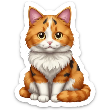 Calico chat drawing sticker