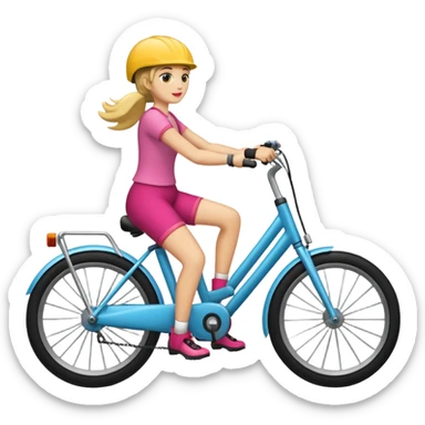 Grab bike women sticker