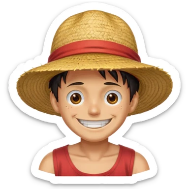 Luffy one piece  sticker