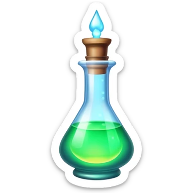 potions with a glowing aura sticker