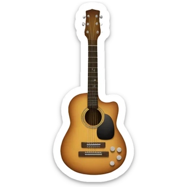 Guitar sticker