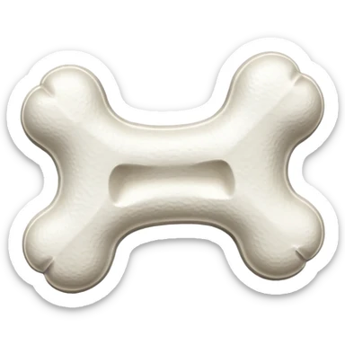 Detailed dog bone sticker