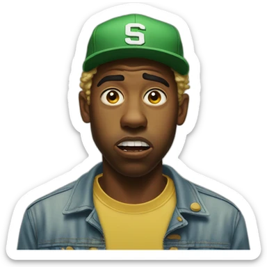 angry tyler the creator sticker