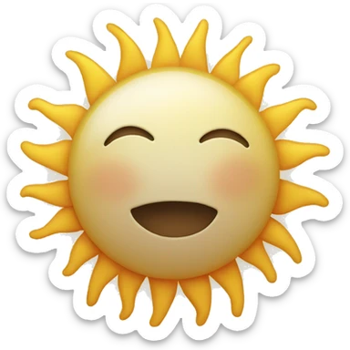 sun sticker