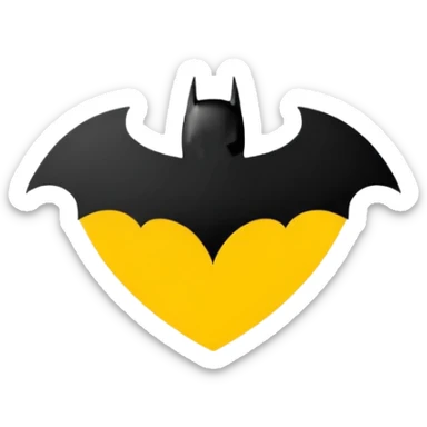 batman logo sticker