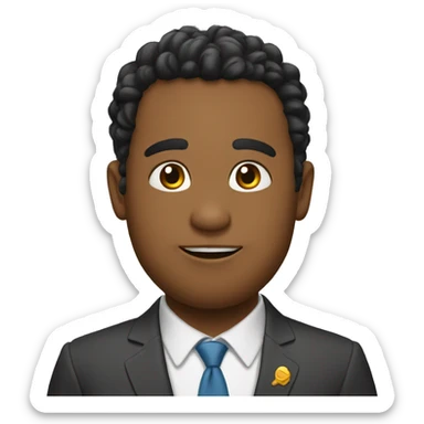 Un hámster gordo sticker