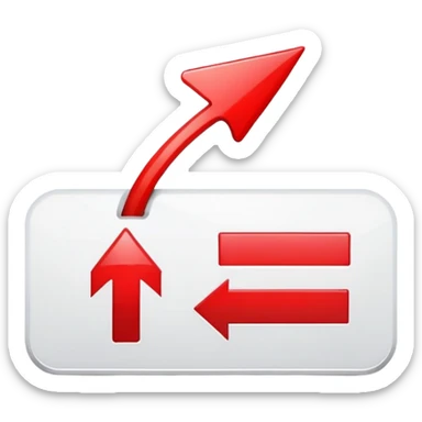 YouTube share button with arrow sticker