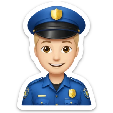 Polizist Emoji sticker