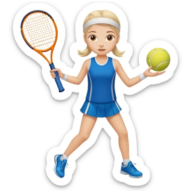 tennis girl outfit sticker