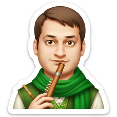 Celtic Piper sticker