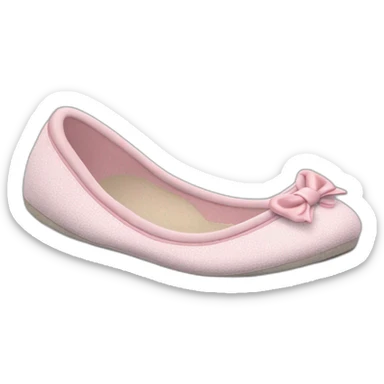 chausson ballerine isotoner sticker