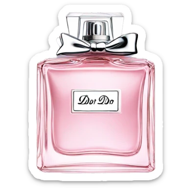 Miss dior perfume sticker