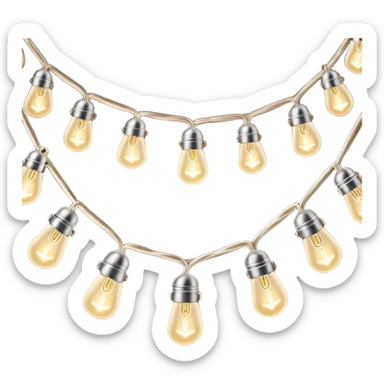 twinkle fairy string lights sticker