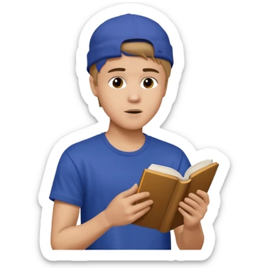 justin bieber read book sticker