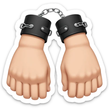 generate handcuffed hands sticker