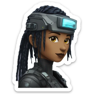 V, Cyberpunk sticker