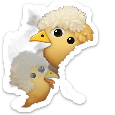 Colombo de poulet et riz sticker