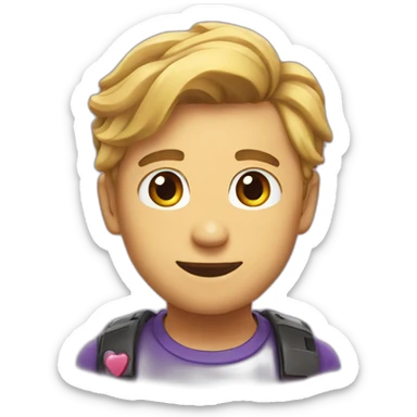 Twitch emote heart sticker