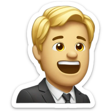 Stockmarket price moving down sticker