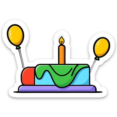 happy day celebration sticker