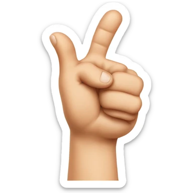 thumb up hand sticker