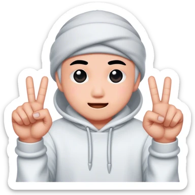 gd gang sign sticker