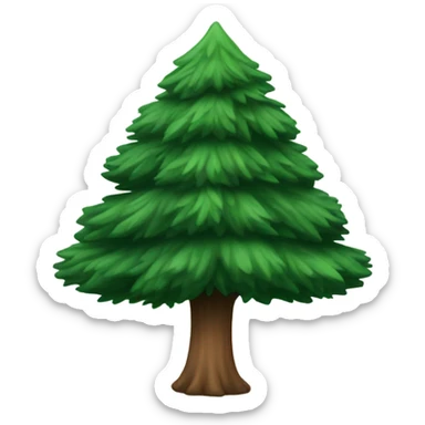 evergreen tree pto sticker