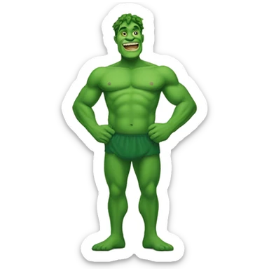 The Jolly green giant sticker