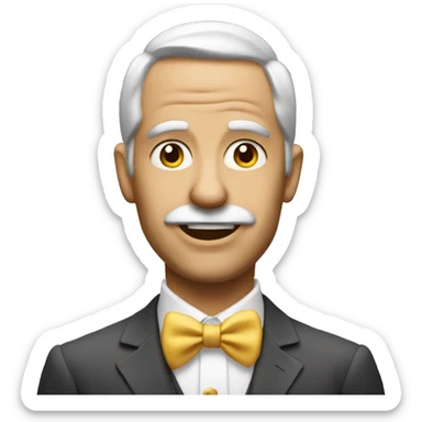 a greedy rich sticker