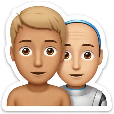 turn taking during a conversation between ai and human sticker