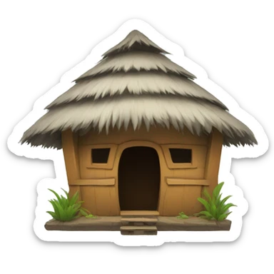 Hut sticker