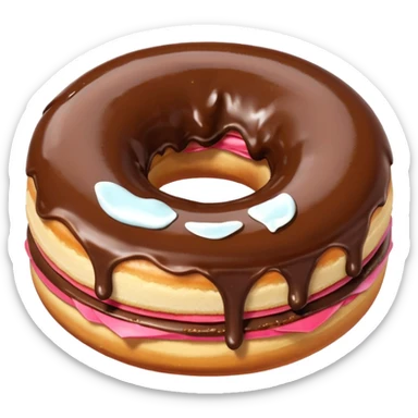 Donuts with Nutella  sticker