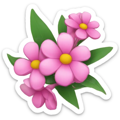 bouqet pink flowers  sticker