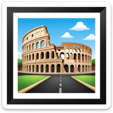 colosseum rome  2D sticker