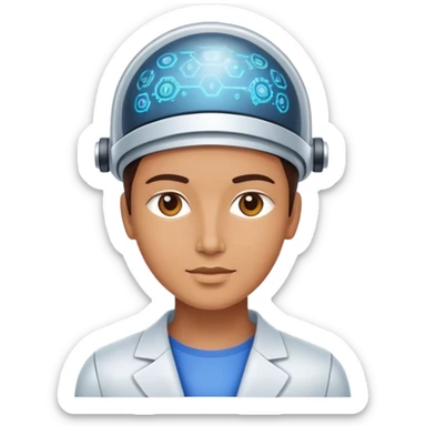 Artificial inteligence expert sticker
