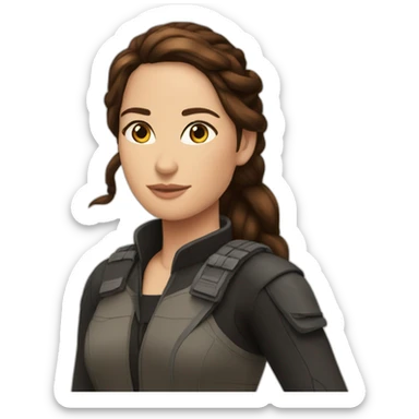 Katniss Everdean sticker
