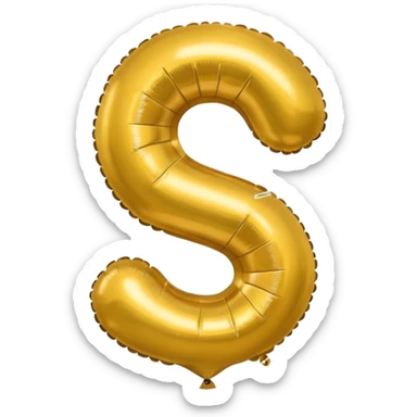 Number ballon 27 sticker