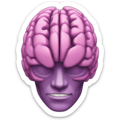  cerebro motivado sticker