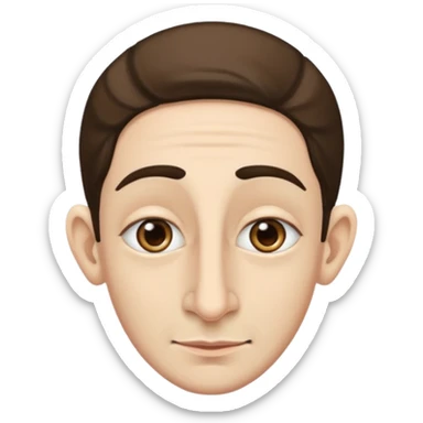 Jewish big nose with yamika sticker