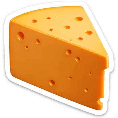 1 sheet of cheddar cheese sticker
