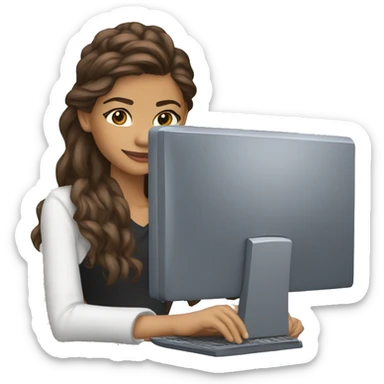 zendaya con un computador sticker