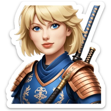 Vigilant Samurai sticker