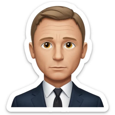 James Bond daniel craig sticker