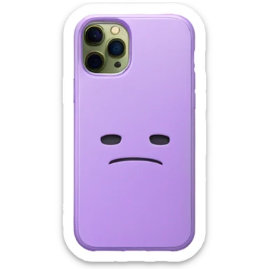 iPhone 14 pro in lilac case sticker